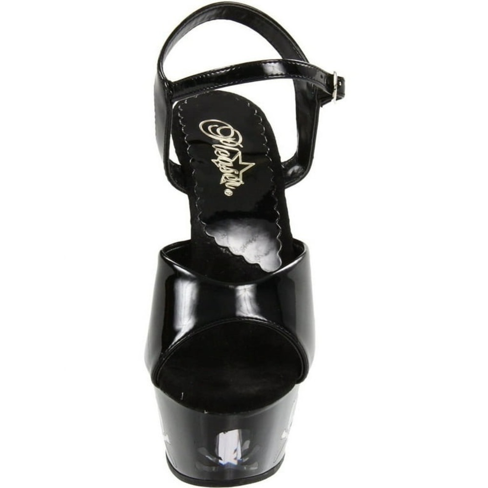 Pleaser Light Up Skull Heels - Picture 5 of 13